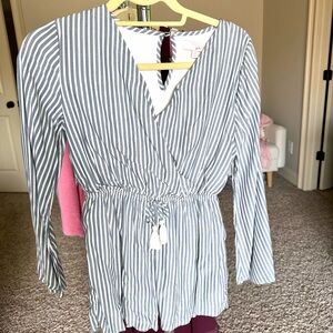 GB girls long sleeve romper